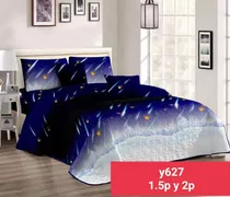 Hermosos Cubrecama De Verano 1.5 Plazas Tipo Quilt Delgados