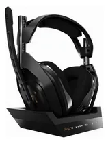 Astro Gaming A50 Audífonos Gamer Con Estación De Carga Color Negro Color De La Luz Sin Luz