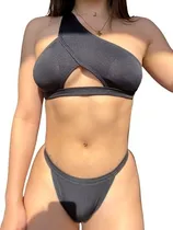 Bikini Top Y Less Tiro Alto Moda Diseño Lenceria Mujer