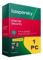 Licencia Kaspersky Internet Security 2024 Original 1 Equipo