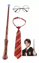 Varita Harry Potter Con Luz Incluye Unos Lentes Para Disfraz