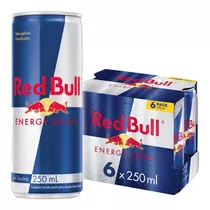 Red Bull Energy Drink 250 Ml - Energético Com 6 Unidades