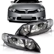 Par Farol Dianteiro Honda New Civic 2007 08 09 10 2011 Novo