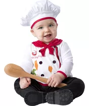 Disfraz Para Bebé Ayudante Del Chef Talla X Small(0-6