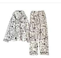 Pijama Franela Lindo Snoopy Manga Larga Otoño Unisex