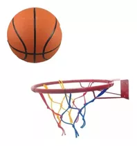 Set Pelota De Basquet + Aro De Basquet 