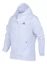 Campera Con Capucha adidas Marathon Blanca Solo Deportes