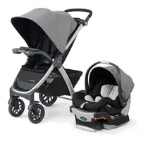 Coche De Paseo Chicco Bravo Duo Travel System Camden Con Chasis Color Gris