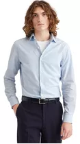 Camisa Hombre Crafted Slim Fit Celeste Dockers A4285-0013