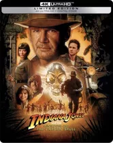 4 Uhd Blu-ray Indiana Jones Kingdom Crytal Skull Steelbook