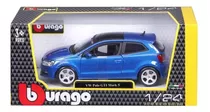 Volkswagen Polo Gti Mark 5 1:24 Bburago Azul