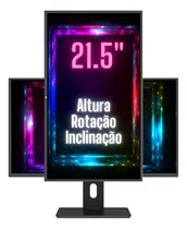 Monitor 21.5 Led Ajuste De Altura Widescreen 3green Pro