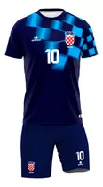 Uniforme Croacia Modric Camisa E Bermuda