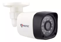 Câmera De Segurança Jl Protec Jl-ahd1020 Com Resolução De 2mp Visão Nocturna Incluída Branca