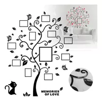 Árbol Genealógico Para Fotos Mural Vinilo 107 X 130cm