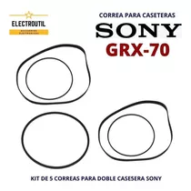 Correas Para Casetera Sony Grx-70