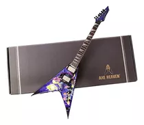 Guitarra Miniatura 1:4 Megadeth Marca Axe Heaven 