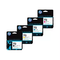 Combo De Cartuchos Hp 712 Original Imp T210 T230 T250 T630