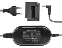 Adaptador Ca Ack-e8 E Acoplador Dr-e8 P/ Canon Lp-e8 -bivolt Cor Preto