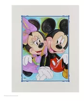 Litografía Disney Parks Mickey & Minnie  Now And Forever  