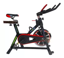 Bicicleta Fija Rizer Sport Bs4402 Para Spinning Color Negro Y Rojo