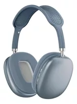 Headphone S/fio Bluetooth C/microfone Max P9 Air Premium Cor Azul