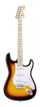 Guitarra Stratocaster Sx Sem1sunburst Com Bag Profissional Cor Sunburst Orientação Da Mão Destro