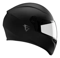 Casco P/moto Vertigo V50 Monochrome Dark Mate Talle L