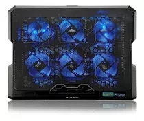 Cooler Para Notebook Com 6 Fans Led Azul Hexa Cooler - Ac282