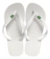 Chinelo Havaianas Brasil Brancas