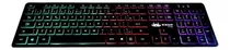 Teclado Gamer Knup Kp-2060 Qwerty Português Brasil Cor Preto Com Luz Rgb