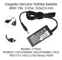 Cargador Genuino Para Toshiba Satellite 45w (5.5*2.5mm)