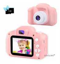 Cámara Digital Niños 1080p Fotos Video Infantil Mini Camara Color Rosa