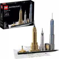 Lego Architecture Cidade De Nova Iorque 21028 - 598 Peças