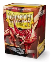 Dragon Shield Ruby Matte 100 Sleeves Standard Size