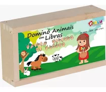 Brinquedo Educativo Domino Libras - Animal