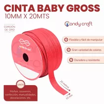 Cinta Baby Gross 1 Cm X 20 Metros