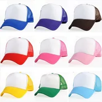 Pack X 50 Gorras Trucker Lisa  Para Sublimar Calidad Premium