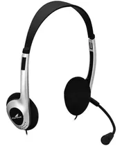 Fone Headset Multimidia Hbl-101 Prata/preto - Fortrek