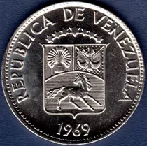 Moneda De 12 1/2 Céntimos 1969 Locha No Circuló