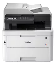 Impresora A Color  Multifunción Brother Mfc-l3 Series Mfc-l3750cdw Con Wifi Blanca Y Gris 110v - 120v
