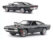 Dodge Charger 1/24 Miniatura Metal Coche Con Luces Y Sonido