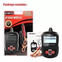 Testador De Bateria Foxwell Bt100pro Português 12xsemjuros