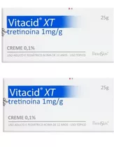 Vitacid Xt Tretinoína 1mg/g Creme Forte 25g Mancha Melasma Momento De Aplicação Noite Tipo De Pele Todo Tipo De Pele