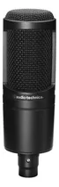 Micrófono Audio-technica At2020 Condensador Cardioide Color Negro