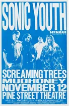 Poster Retrô Sonic Youth Oregon Concert- Decor 33 Cm X 48 Cm