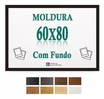 Moldura Quadro Madeira 80x60 3 Cm De Espessura Frete Gratis 