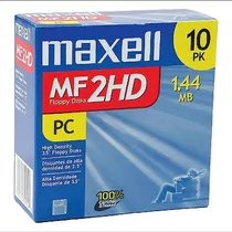 Maxell Mf 2 Hd Caixa 10 Disquetes (lacrada) 1,44 Mb