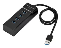 Hub 4 Puertos Usb 3.0 Super Speed 5gbps Convertidor Cable Pc