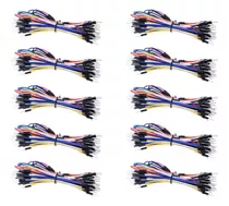 10 Kits Cables 650pzas Jumpers Dupont Protoboard Arduino